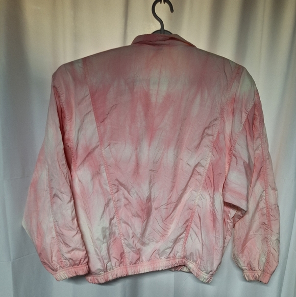 Head Pink and White Women's Windbreaker Jacket. - Picture 6 of 8